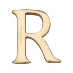 M Marcus Heritage Brass Letter R - Pin Fix 51mm